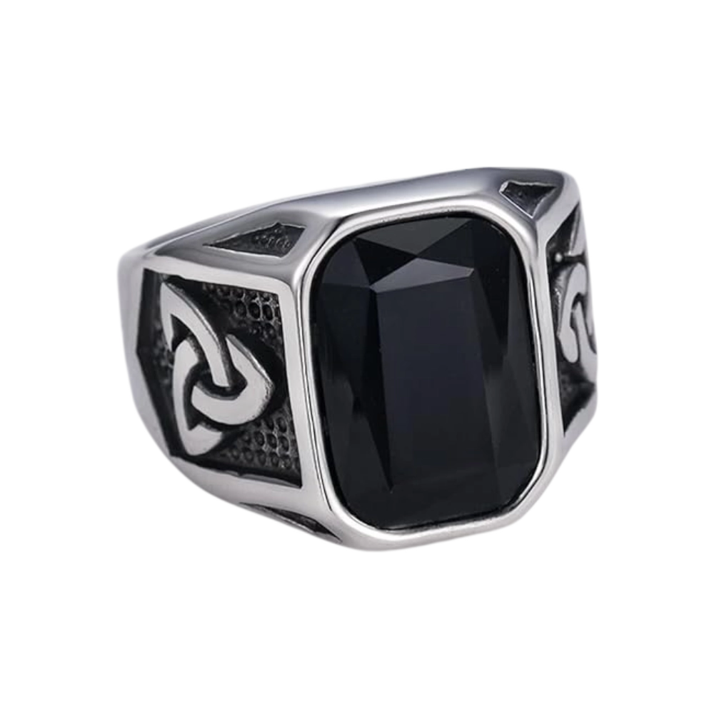 Anillo Triqueta Negro-Skateshop