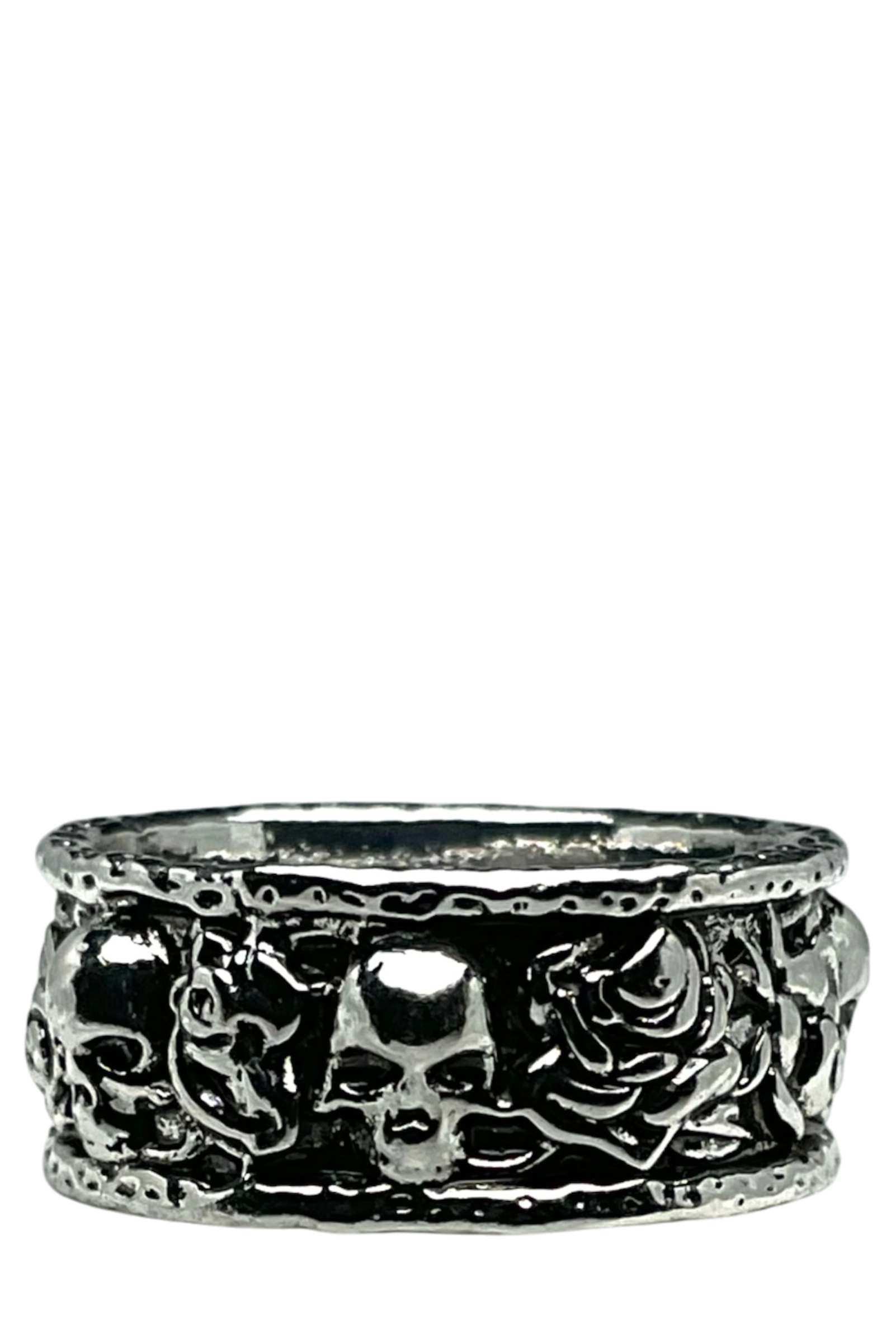 Anillo Rosas Calaveras