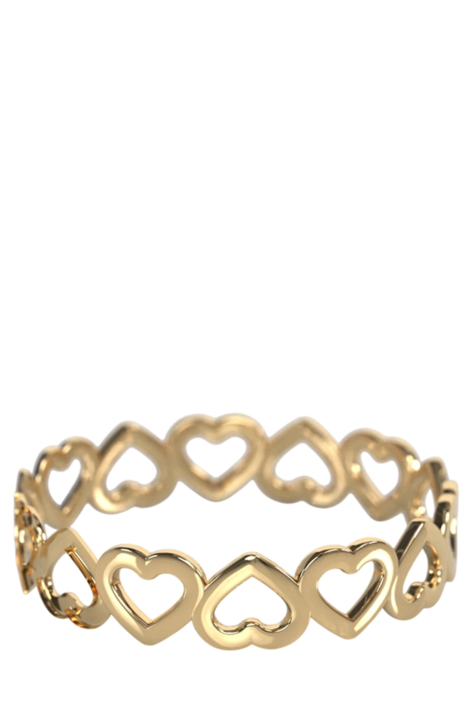 Anillo Corazones Dorado