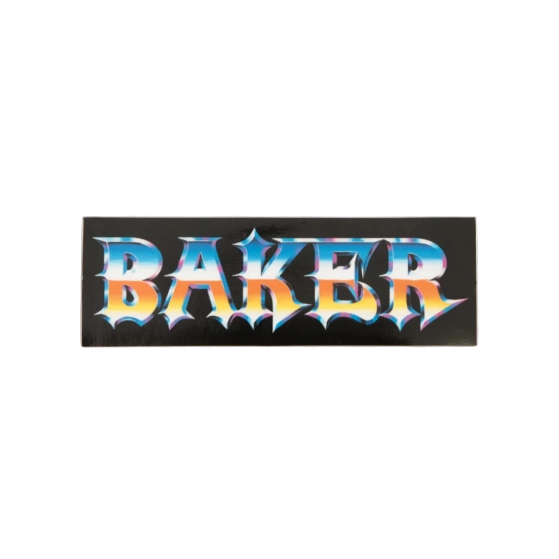 Sticker Baker Chrome Zone 