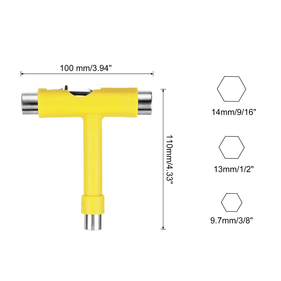 Herramienta T Plastica Amarillo