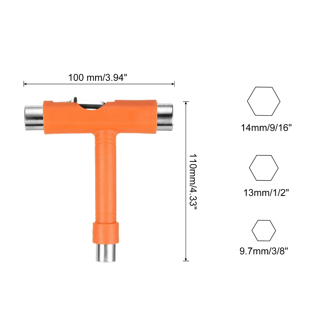 Herramienta T Plastica Naranja