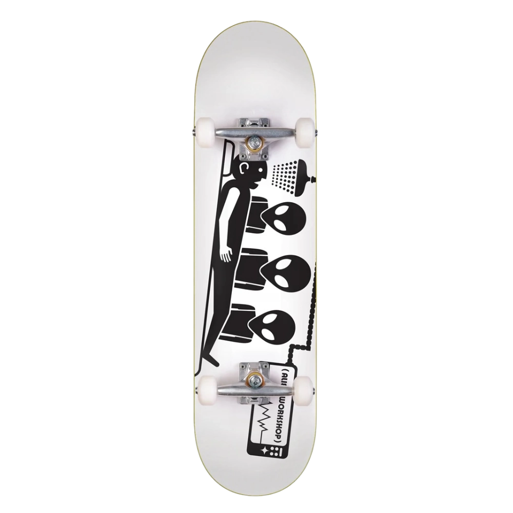 Tabla Completa Alien Workshop Abduction Blanco/Negro-Skateshop
